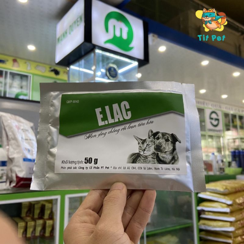 Men tiêu hóa cho chó mèo Elac gói 10g chính hãng