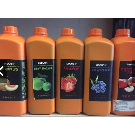 120ml Siro Các Hương Hãng Maulin - Boudo - Làm Trà Sữa