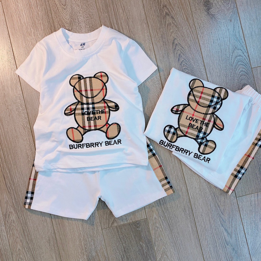 Bộ gấu thêu x-kid bé trai