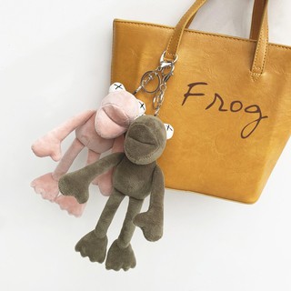 Móc chìa khóa hình chú ếch phong cách Hàn Quốc dễ thương