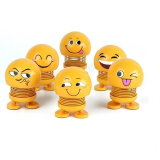 Thú nhún lò xo EMOJI Có Đèn Led ===> trang trí xe hơi, bàn làm việc, tủ trưng bày,… ***HÀNG LOẠI 1***