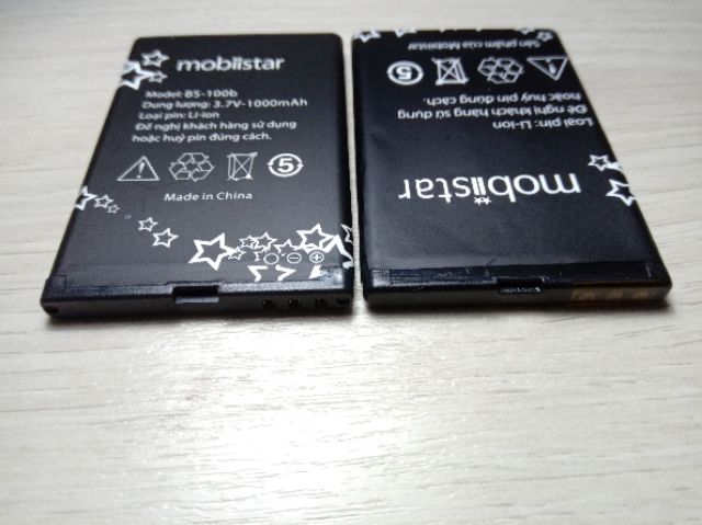 Pin CHÍNH HÃNG mobiistar B248i (BS-100b) , xài chung với pin BS-120b (mobiistar B239)