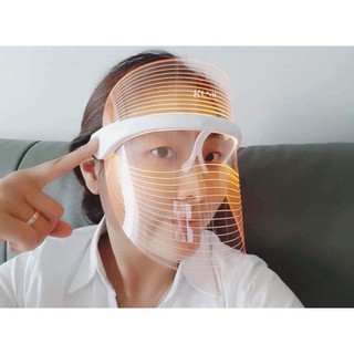 Mặt nạ ánh sáng sinh học 3 màu Genie Led Theraphy
