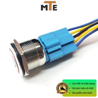 Nút nhấn giữ chống nước có LED 22mm 220V