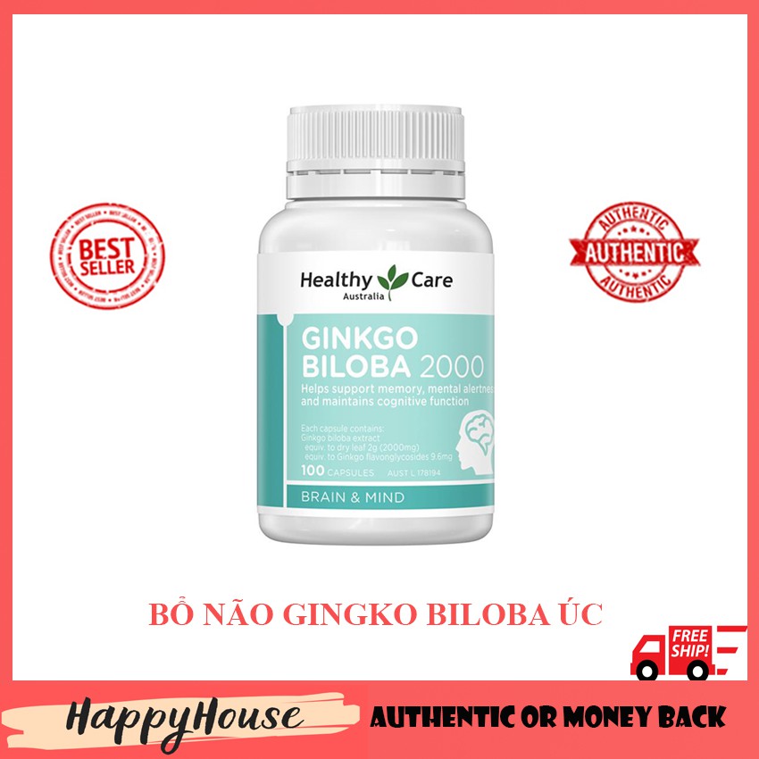 Viên uống Ginkgo Bibola 2000 của Úc bổ não