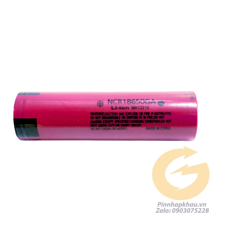 [P21] Pin 18650 Panasonic NCR18650GA 3500mah xã 10A  Hàng OEM cam kết theo thông số pin