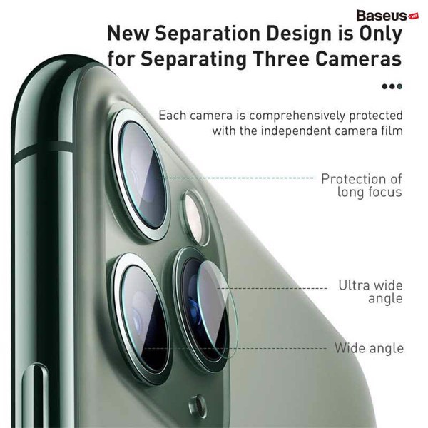 ( Bộ 2 miếng ) Kính cường lực 5 lớp chống trầy Camera cho iPhone 11 Series