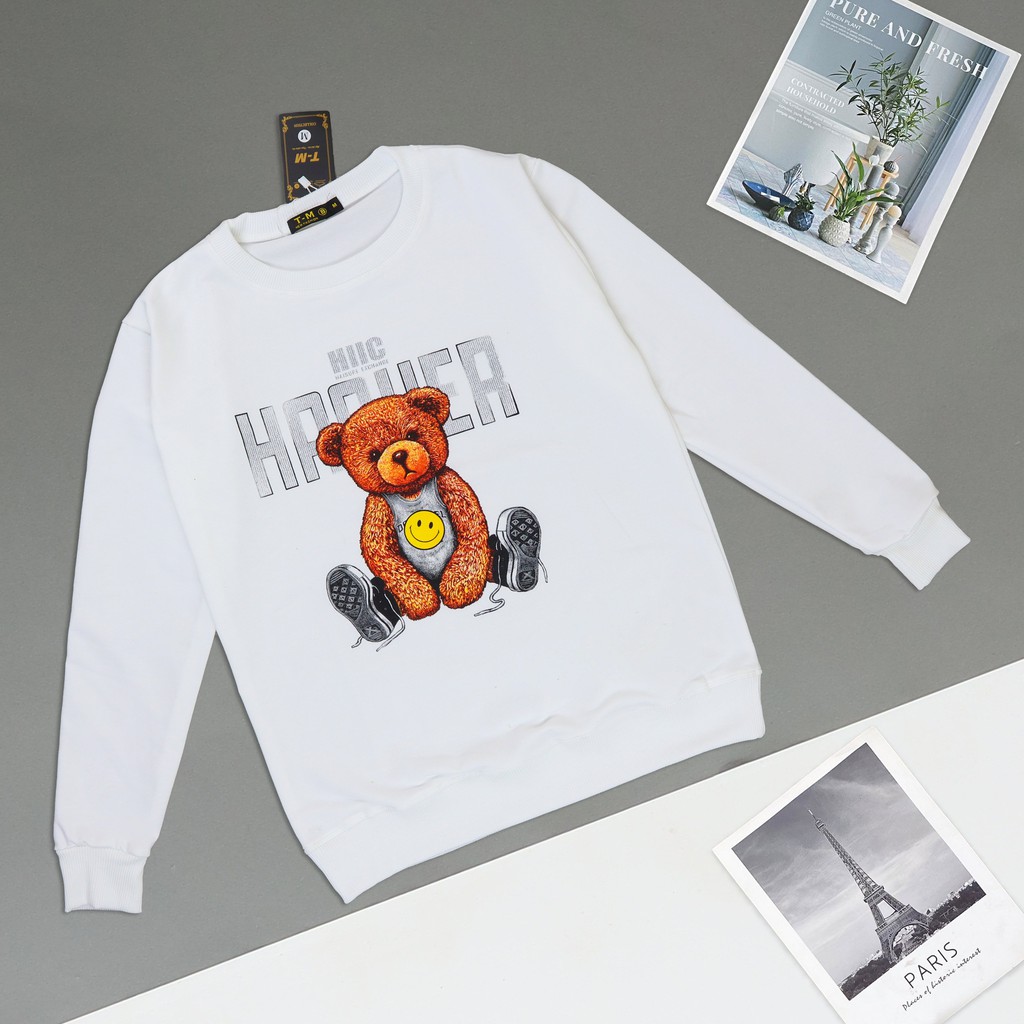 Áo nỉ nam cổ tròn, dài tay chất liệu đẳng cấp thương hiệu HL Fashion Store | BigBuy360 - bigbuy360.vn