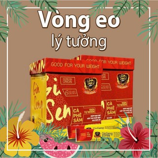 CÀ PHÊ SÂM GINSENG ( 1hộp 30 gói tặng kèm cẩm nang )