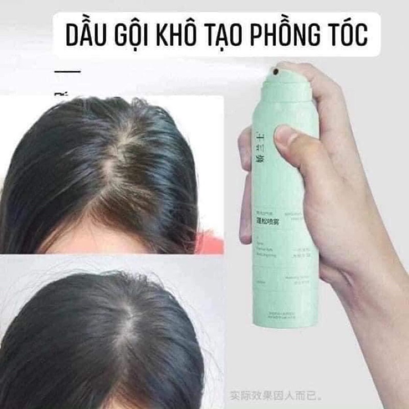 Dầu gội khô dạng xịt Spes giúp phồng tóc chống bết 150ml