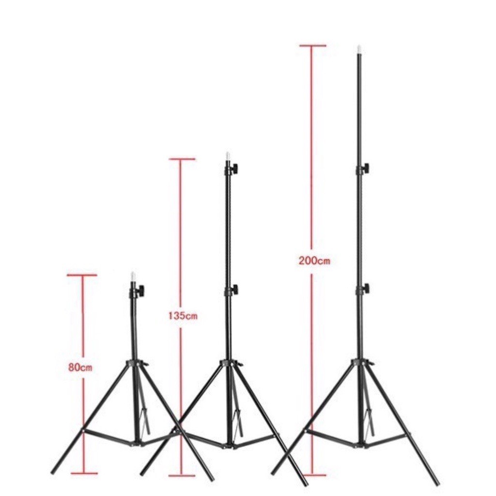 Gậy Livestream, Giá Đỡ Điện Thoại, Quay Tiktok ,Quay Video, Chụp Ảnh, Chân Đỡ Đèn 3 Chân Bằng Sắt Cao 2m1-PHỤ KIỆN BEN