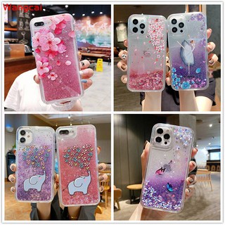 Ốp điện thoại cát chảy thích hợp cho Samsung Galaxy Note 10+ 10 Plus A70 A60 A50 A30 A10 M20
