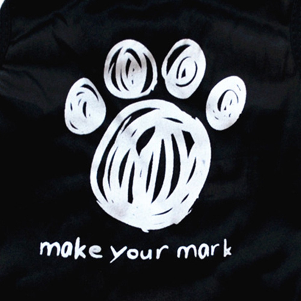 Áo in họa tiết dấu chân cún xinh xắn thời trang mùa hè cho thú cưng