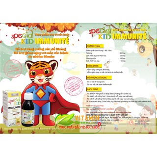 SPECIAL KID IMMUNITE TĂNG CƯỜNG SỨC ĐỀ KHÁNG CHO BÉ 125ml | NHẬP KHẨU CHÍNH HÃNG PHÁP