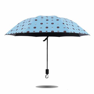 DÙ GẤP GỌN HÌNH GẤU BROWN