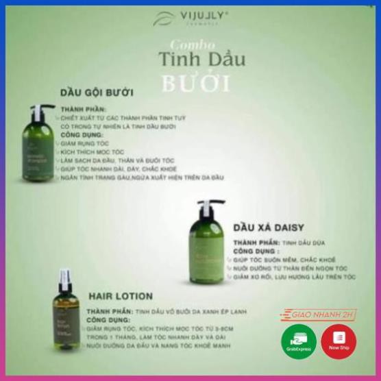 COMBO DẦU GỘI- DẦU XẢ- XỊT BƯỞI VIJULY | BigBuy360 - bigbuy360.vn