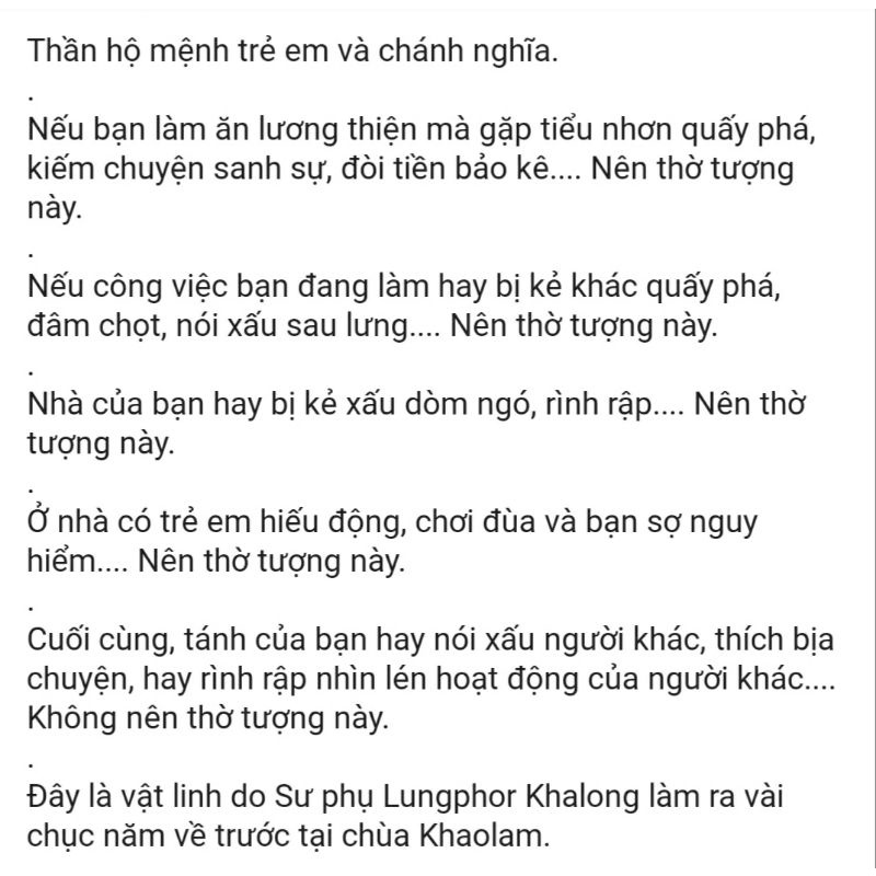 THẦN HỘ MỆNH TRẺ EM