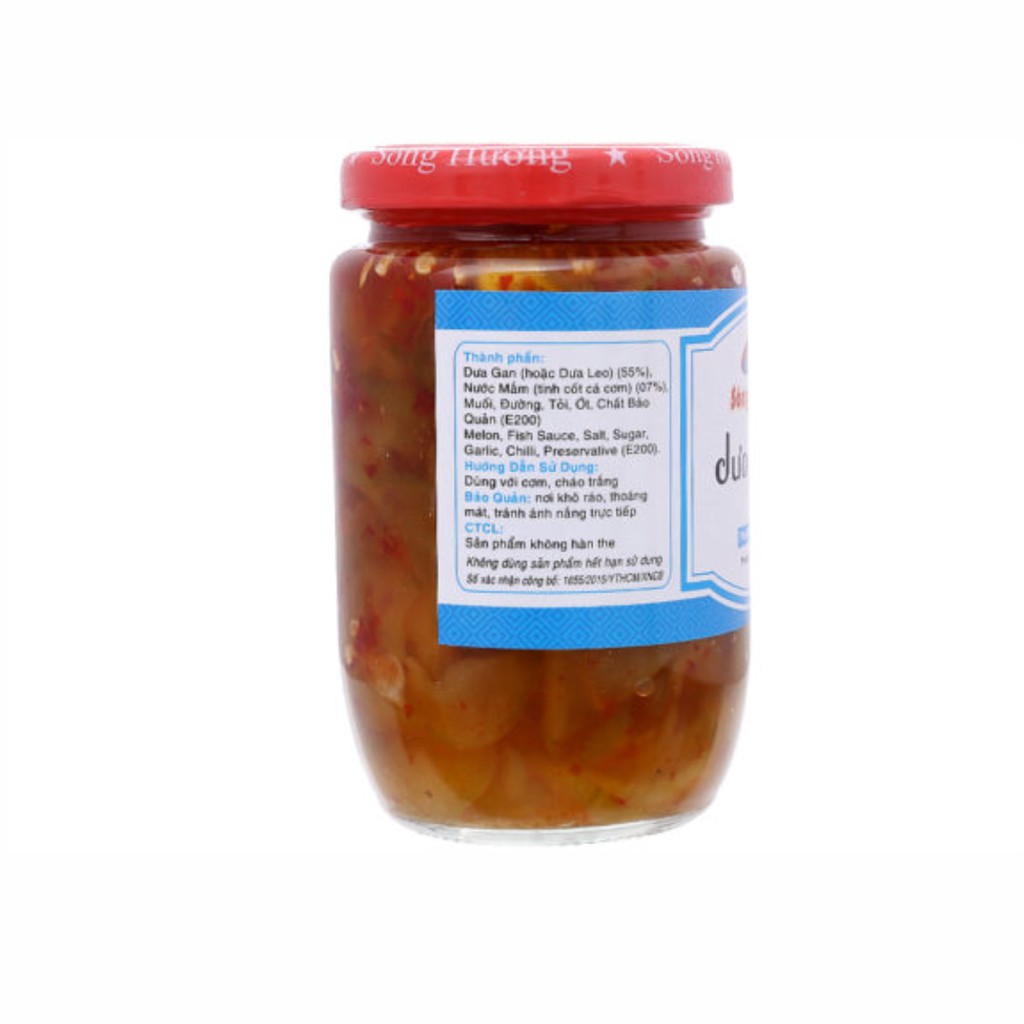 Dưa Mắm Sông Hương Foods Hũ 430g - Ăn kèm cơm , bún , phở , mì tôm , ăn vặt , thịt nướng