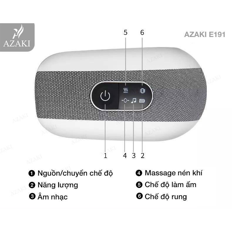 Máy massage mắt AZAKI-E191 -Plus -BH 1 NAM CHINH HANG