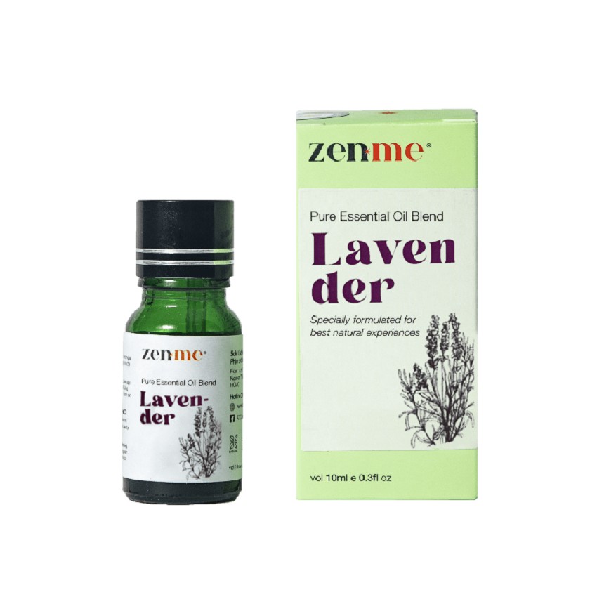 Lọ tinh dầu thiên nhiên Organic Zenme ZEN2343 10ml Lavender (Hoa Oải Hương)