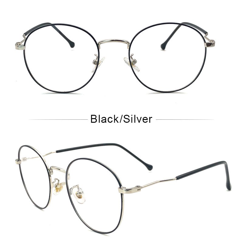 Mắt kính PLAMIS gọng kim loại chống tia bức xạ thời trang