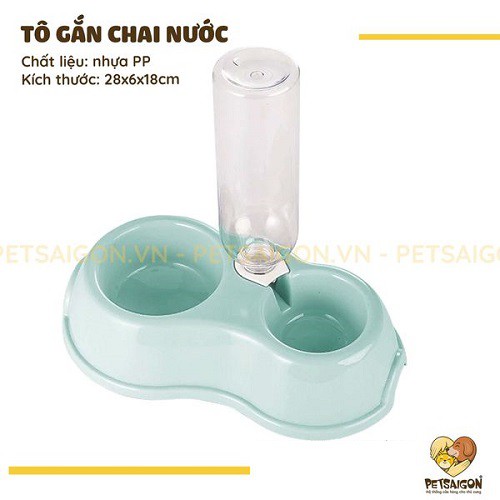 TÔ GẮN CHAI NƯỚC DÀNH CHO CHÓ MÈO