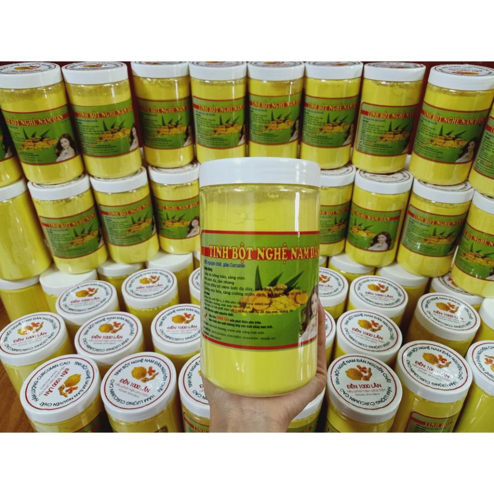 Tinh bột nghệ Nam Đàn 1kg : Đền 1000 lần nếu có pha trộn,  giàu curcumin; sấy điều hòa