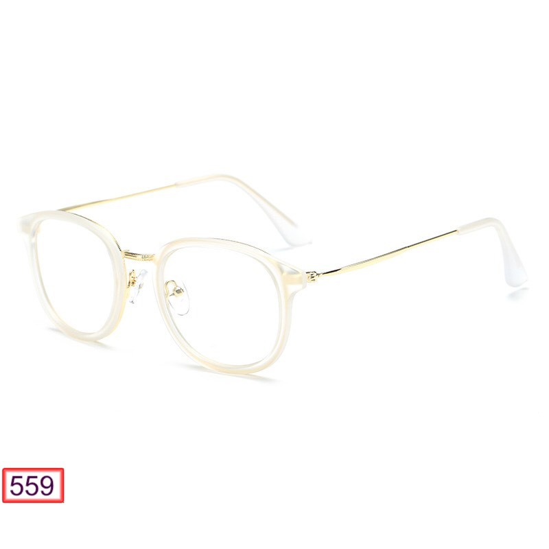 MẮT KÍNH GỌNG CẬN FORM TRÒN OVAL KIM LOẠI 559 DỄ THƯƠNG | BigBuy360 - bigbuy360.vn