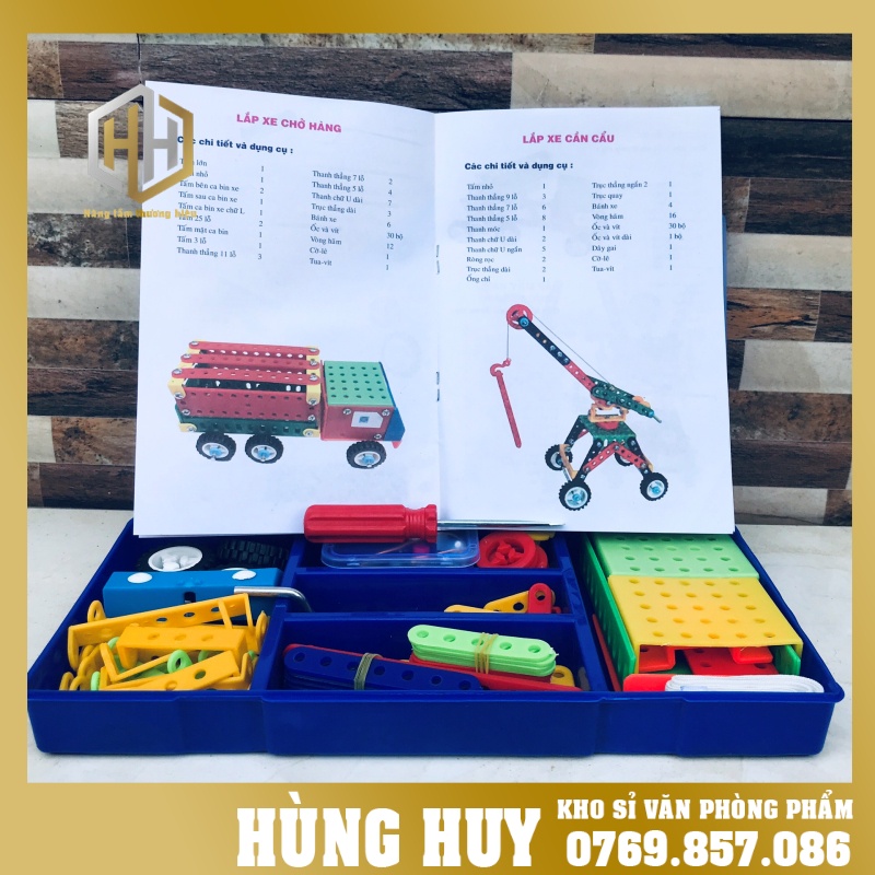 BỘ LẮP RÁP MÔ HÌNH KỸ THUẬT LỚP 4-5 [VPP HUNGHUY]