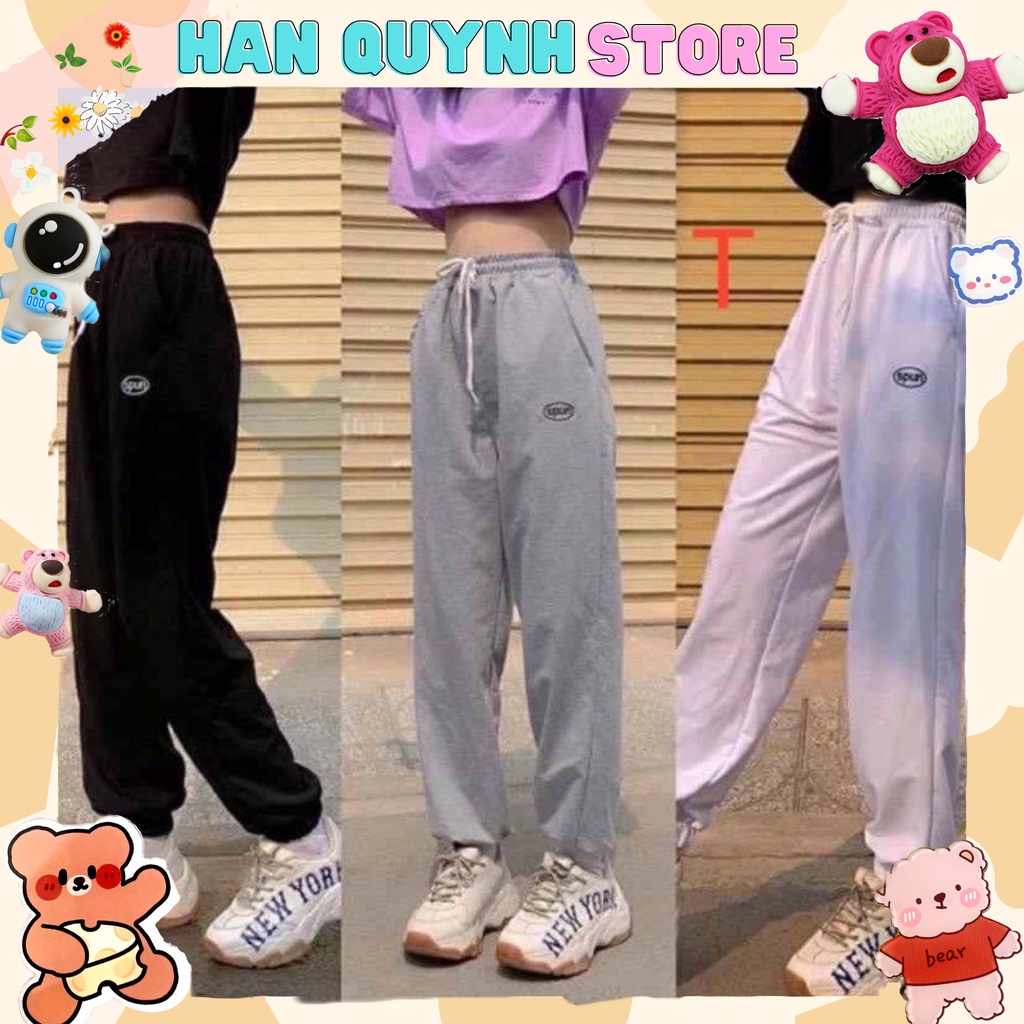Quần Jogger SPUN 3 Màu Unisex Kèm Ảnh Thật .