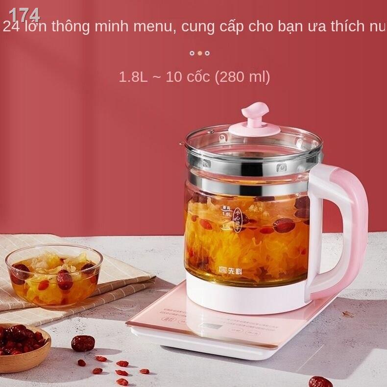 [bán chạy]Xianke bình y tế hộ gia đình đa chức năng tự động nhỏ ký túc xá hoa ấm trà thủy tinh đun nước pha mới