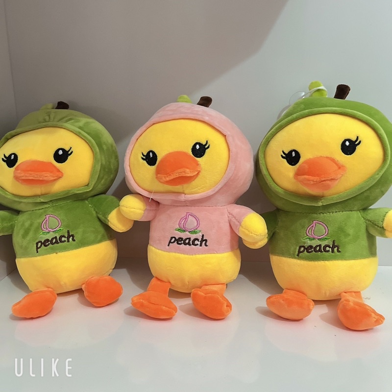 GẤU BÔNG VỊT COSPLAY SIZE 20-25cm NHỎ GỌN CHO BÉ CẦM TAY