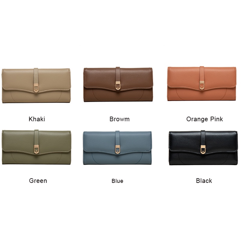 Ví Nữ Dài Có Khóa Kéo Thời Trang