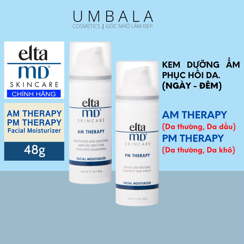 (CTY NK) Kem Dưỡng Ngày Đêm Elta MD AM Therapy/PM Therapy (85g)