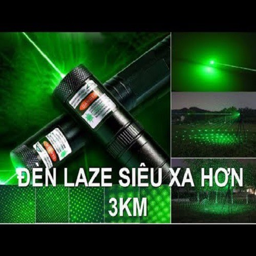 [GIÁ HỦY DIỆT]ĐÈN PIN LASER XANH LÁ CHẾU XA