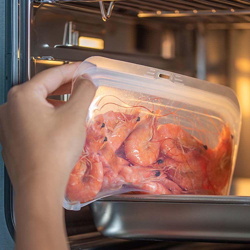 Túi Silicone Đựng Trái Cây Chống Rò Rỉ Có Thể Tái Sử Dụng