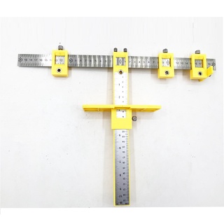 Thước đánh dấu chế biến gỗ, làm mộc, định vị lỗ khoan tường treo tranh