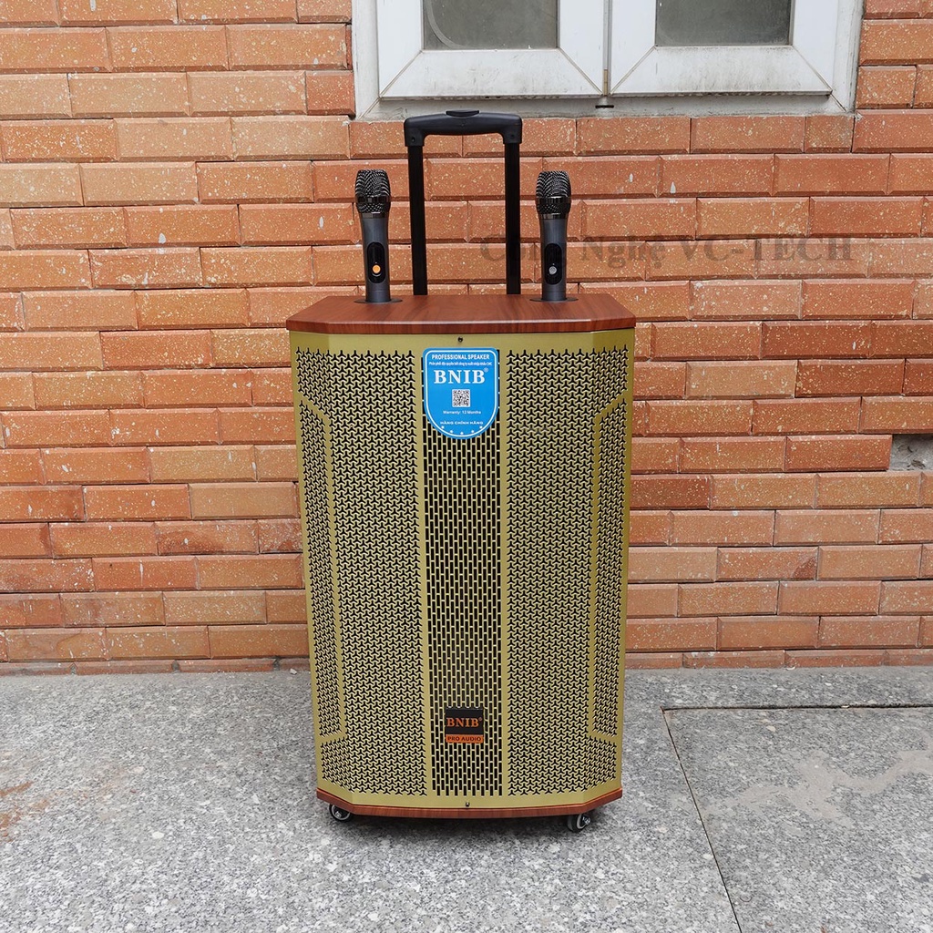 Loa Kéo BNIB 1599 Plus Loa kẹo kéo bass 40 hát karaoke tích hợp bluetooth tích hợp Micro không dây Bảo Hành 12 Tháng