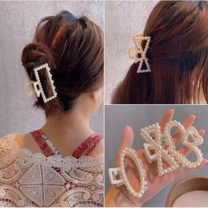 Kẹp Tóc Đính Ngọc Trai Xinh Xắn Thời Trang Dành Cho Nữ