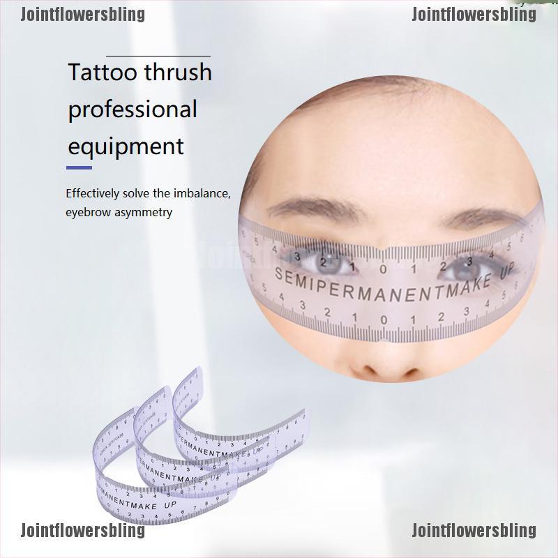 (Hàng Mới Về) Thước Kẻ Lông Mày Có Thể Tái Sử Dụng Tiện Lợi