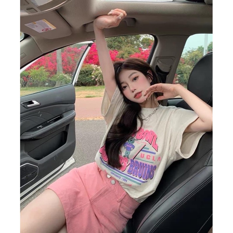 [Mã WASTCOOL giảm 15% tối đa 50K đơn 99K] BNU63 - SET ÁO PHÔNG CHỮ + CHÂN VÁY HỒNG NỮ | BigBuy360 - bigbuy360.vn