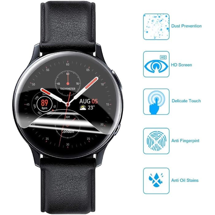 Miếng Dán Bảo Vệ Màn Hình Chống Trầy Xước Cho Đồng Hồ Samsung Galaxy Watch Active 1 / 2 40mm 44mm - 2019