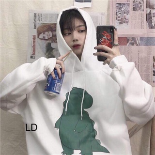 Áo mũ hodei khủng long xang - LD