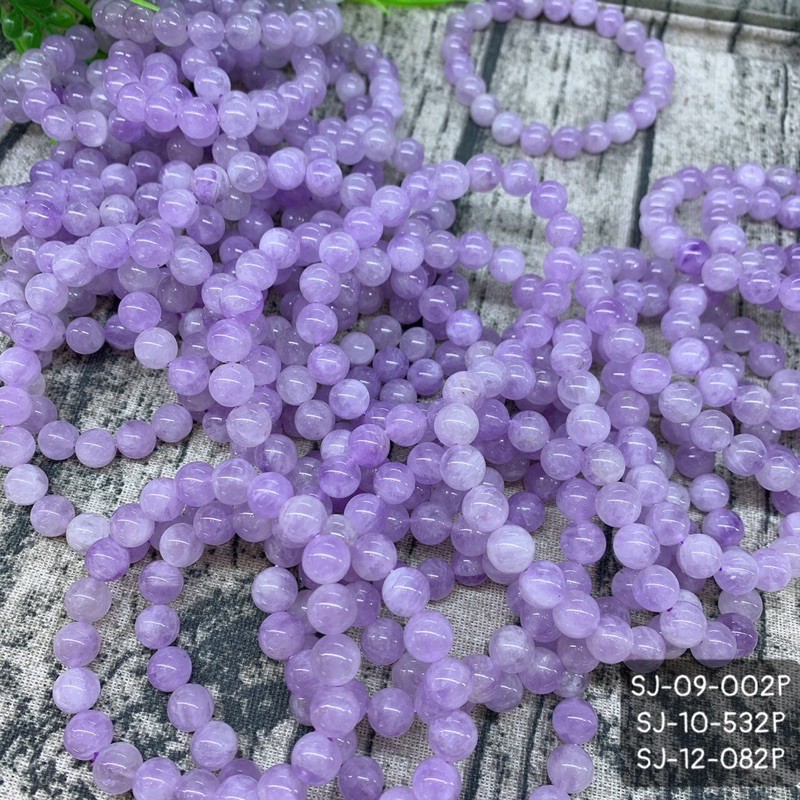 Vòng Tay Đá LAVENDER Màu Tím Yêu Thương Đẹp Mê Ly Size 9mm-10mm