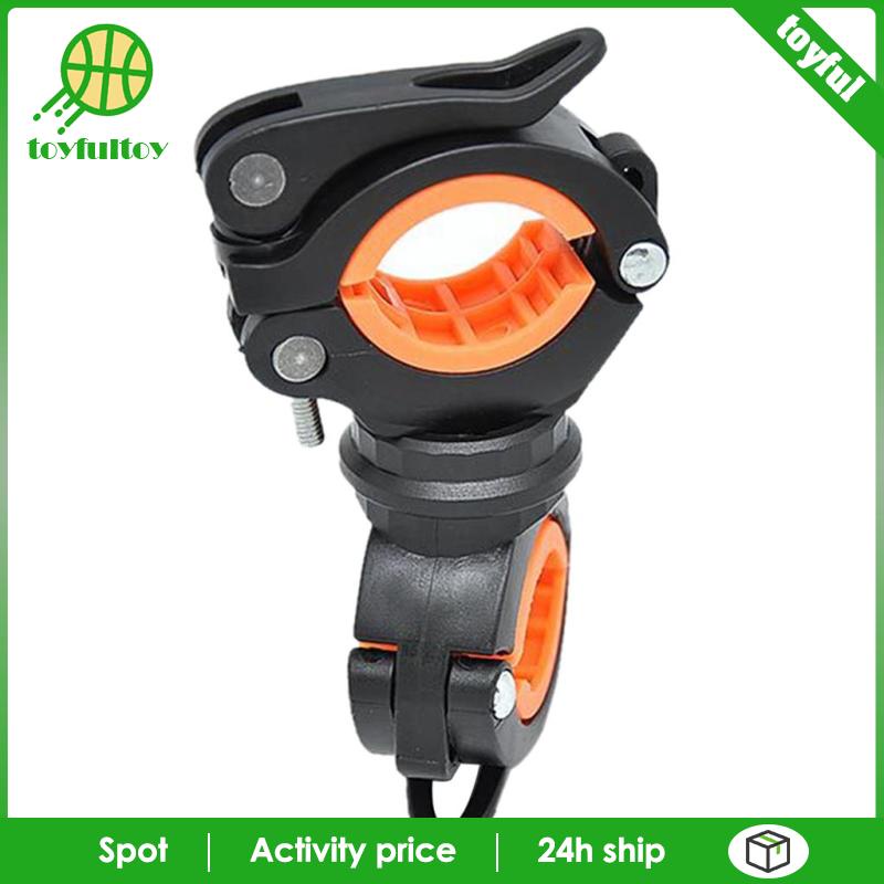 Giá Đỡ Đèn Pin Hai Bóng Gắn Tay Lái Xe Đạp Tiện Dụng