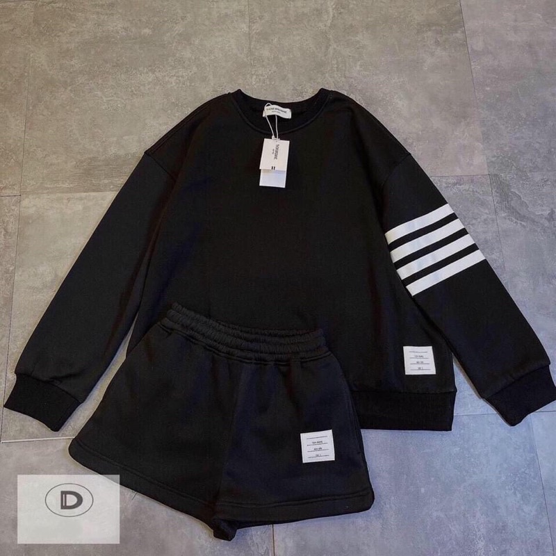 SET NỈ THOM Q SHORT ✅Chất nỉ bông dày dặnnn >> thiết kế trẻ trung