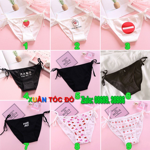  SỈ ZALO RẺ HƠN NHIỀU_ Quần Lót Nhiều Kiểu Buộc Dây Baby Kute Mới H007 | BigBuy360 - bigbuy360.vn