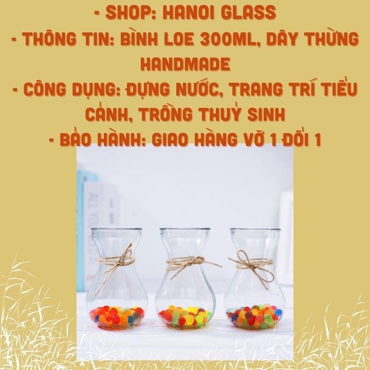 Bình thuỷ tinh  Loe  trồng cây thuỷ sinh tiểu cảnh đựng nước ép trang trí [ RẺ VÔ ĐỊCH ]