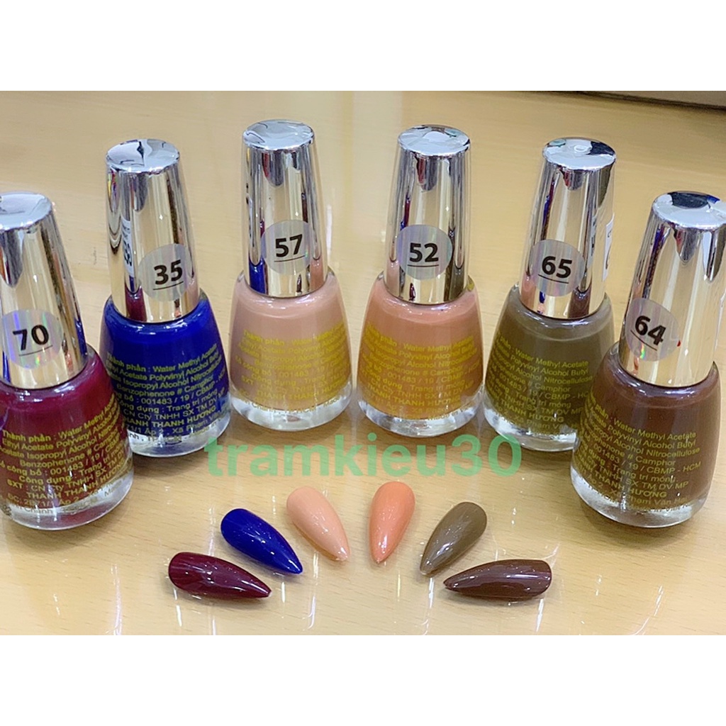 Sơn móng tay Gel lạnh HELLO 17ml  bảng 1