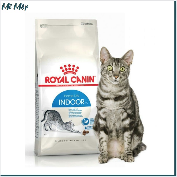 Thức ăn hạt ROYAL CANIN INDOOR - thức ăn hạt cho mèo trưởng thành - MỜ MẬP PETSHOP - bao nguyên 2kg